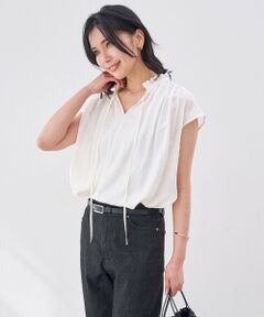 UNFILO / アンフィーロ シャツ・ブラウス | ヴィンテージシアー ギャザーブラウス