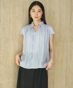 UNFILO / アンフィーロ シャツ・ブラウス | ヴィンテージシアー ギャザーブラウス