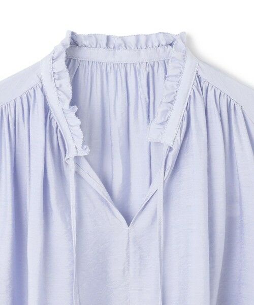 UNFILO / アンフィーロ シャツ・ブラウス | ヴィンテージシアー ギャザーブラウス | 詳細11