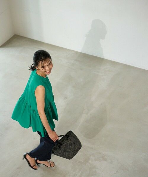 UNFILO / アンフィーロ シャツ・ブラウス | BREEZEMOVE ペプラムブラウス | 詳細6