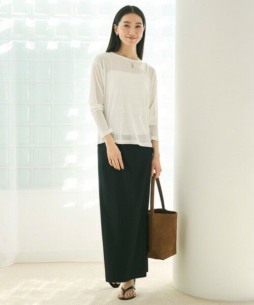 UNFILO / アンフィーロ カットソー | シアー スラブロンT | 詳細1