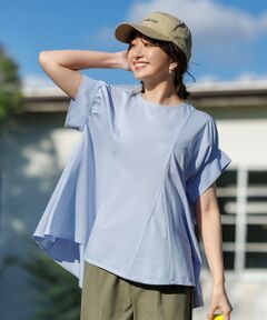 UNFILO / アンフィーロ カットソー | ヒートシールドジャージー ボリュームフレアT