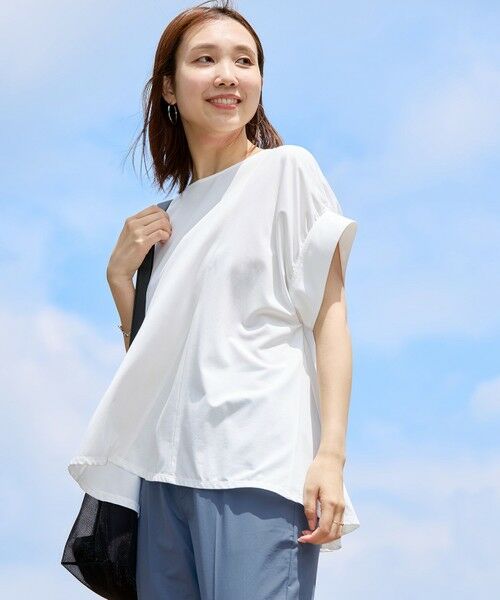 UNFILO / アンフィーロ カットソー | ヒートシールドジャージー ボリュームフレアT | 詳細1