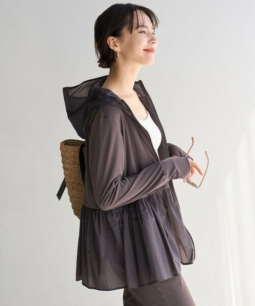 UNFILO / アンフィーロ パーカー | 【ZIP!放映】 ラッシュガード ペプラムフーディ | 詳細10