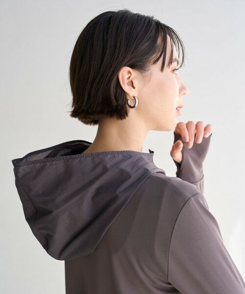 UNFILO / アンフィーロ パーカー | 【ZIP!放映】 ラッシュガード ペプラムフーディ | 詳細12