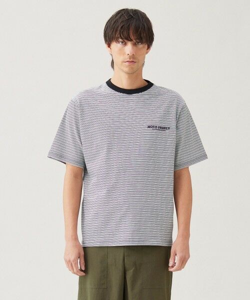 UNFILO / アンフィーロ カットソー | BASIC ロゴTEE【ギフトにもおすすめ】(ブラックボーダー)