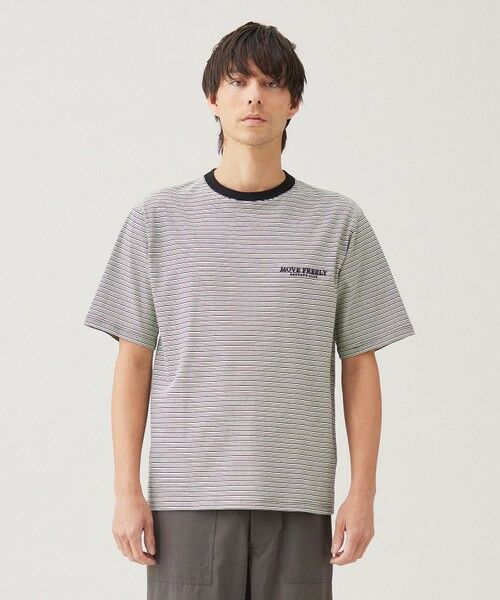 UNFILO/アンフィーロ 【UVケア】BASIC ロゴTEE【ギフトにもおすすめ】 イエローボーダー S UNFILO/アンフィーロ 【UVケア】BASIC ロゴTEE【ギフトにもおすすめ】 イエローボーダー S
