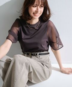 UNFILO / アンフィーロ カットソー | BEAUTY FORM-T シアースリーブT
