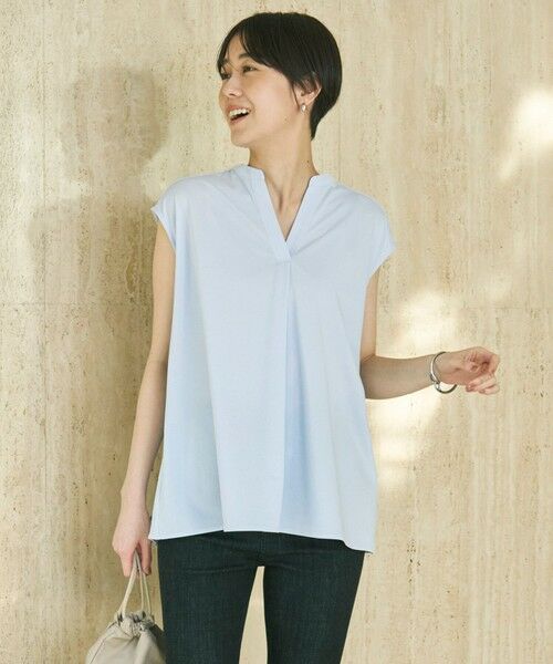 UNFILO / アンフィーロ カットソー | ヒートシールドジャージー キーネック レイヤーT | 詳細6