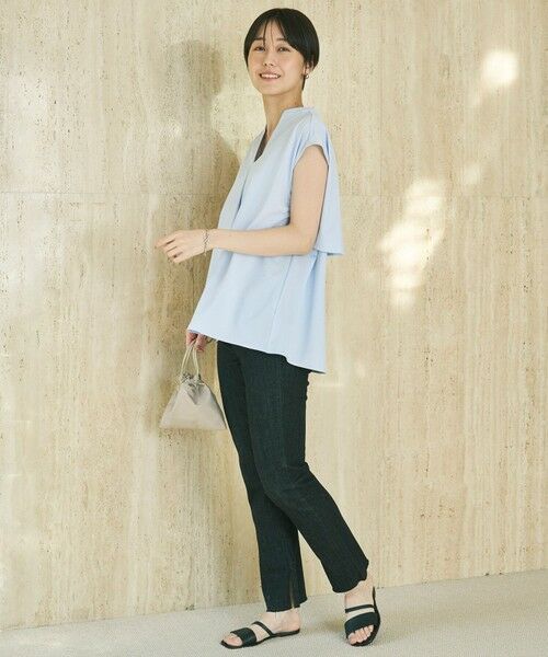 UNFILO / アンフィーロ カットソー | ヒートシールドジャージー キーネック レイヤーT | 詳細9