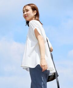 UNFILO / アンフィーロ カットソー | ヒートシールドジャージー ボリュームフレアT