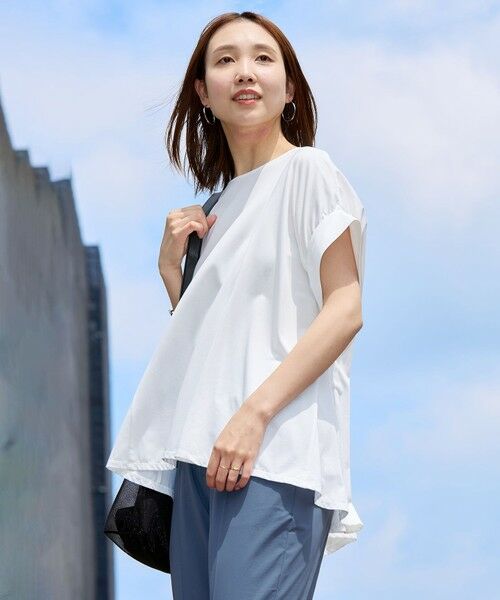 UNFILO / アンフィーロ カットソー | ヒートシールドジャージー ボリュームフレアT | 詳細2