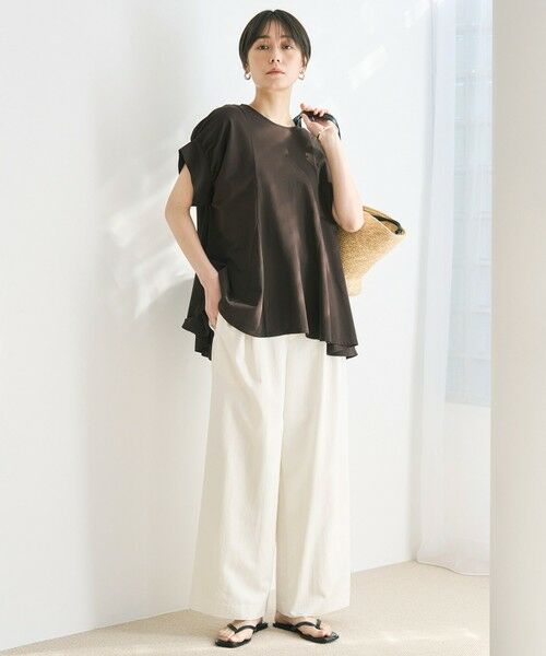 UNFILO / アンフィーロ カットソー | ヒートシールドジャージー ボリュームフレアT | 詳細18