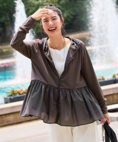 UNFILO / アンフィーロ パーカー | 【ZIP!放映】ラッシュガード ペプラムフーディ