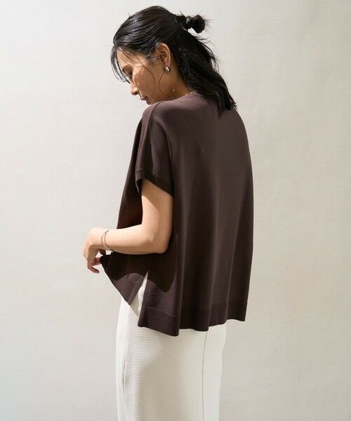 UNFILO / アンフィーロ ニット・セーター | スゴ機能美 ロゴフレンチスリーブ ニット | 詳細1