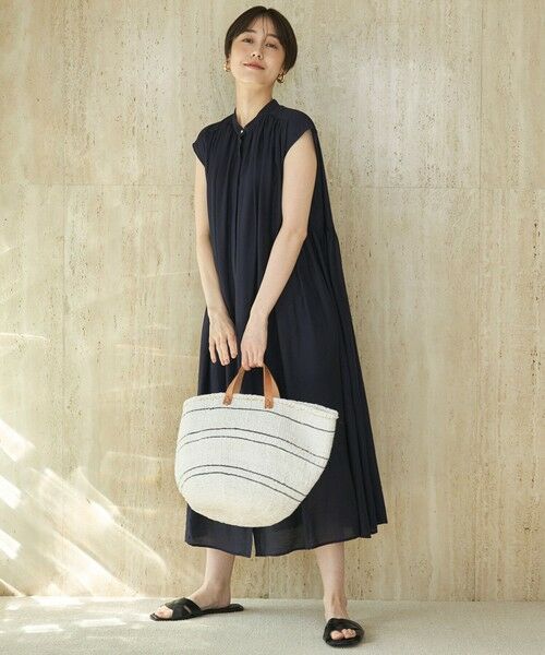 UNFILO / アンフィーロ ロング・マキシ丈ワンピース | ヴィンテージシアー ギャザーワンピース | 詳細13