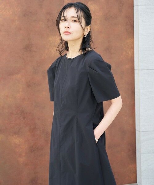 UNFILO / アンフィーロ ロング・マキシ丈ワンピース | 【mi-molletコラボ】FINE MOVE Iラインワンピース | 詳細1