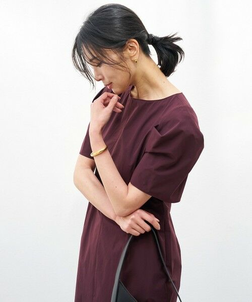 極美品 M⭐︎マークアンドロナ フーデッドワンピース ZUCCa / PO トロピカルドットエア / ワンピース(M gray(24