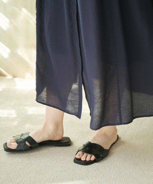 UNFILO / アンフィーロ ロング・マキシ丈ワンピース | ヴィンテージシアー ギャザーワンピース | 詳細15