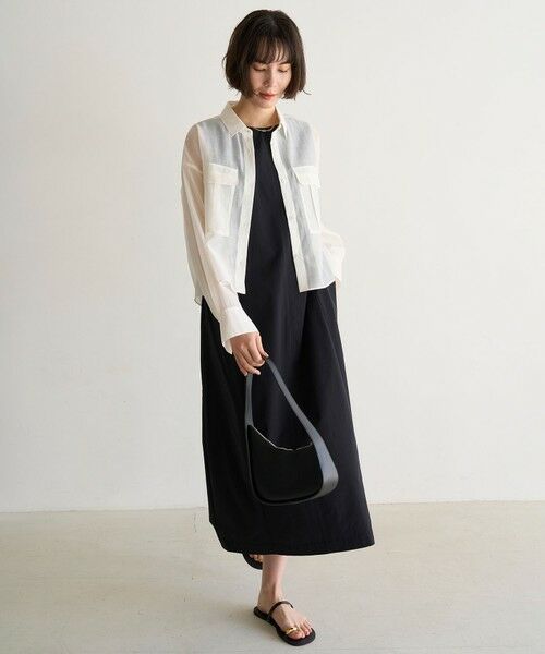 UNFILO / アンフィーロ ロング・マキシ丈ワンピース | 【GOCOCi/ワコール】FINE MOVE コクーンワンピース | 詳細8