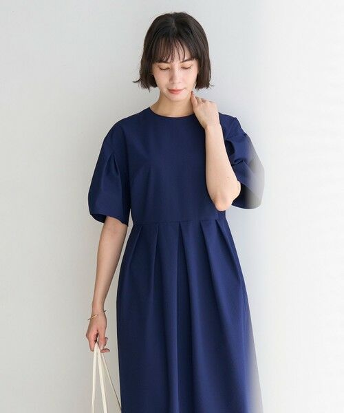 veryアンサンブルに見えるワンピース　ラスト　再入荷　ネイビー　新品 veryアンサンブルに見えるワンピースラスト再入荷ネイビー新品