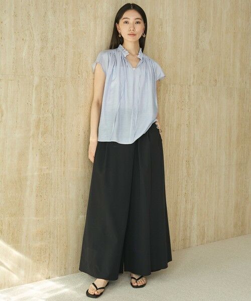 UNFILO/アンフィーロ 【撥水/UVカット】FINE MOVE SUCKER ラップパンツ ブラック S UNFILO/アンフィーロ 【撥水/UVカット】FINE MOVE SUCKER ラップパンツ ブラック S