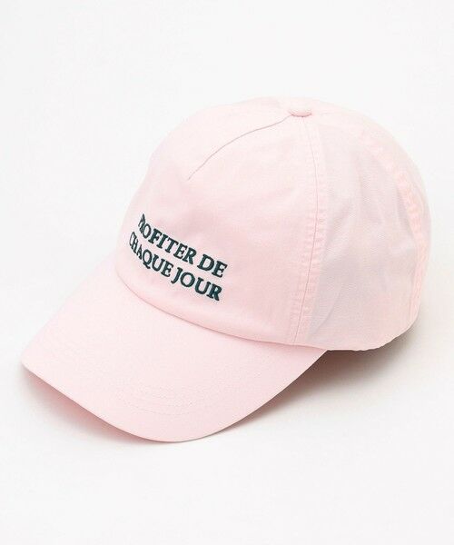 UNFILO / アンフィーロ キャップ | レターキャップ(ピンク(2行ロゴ))