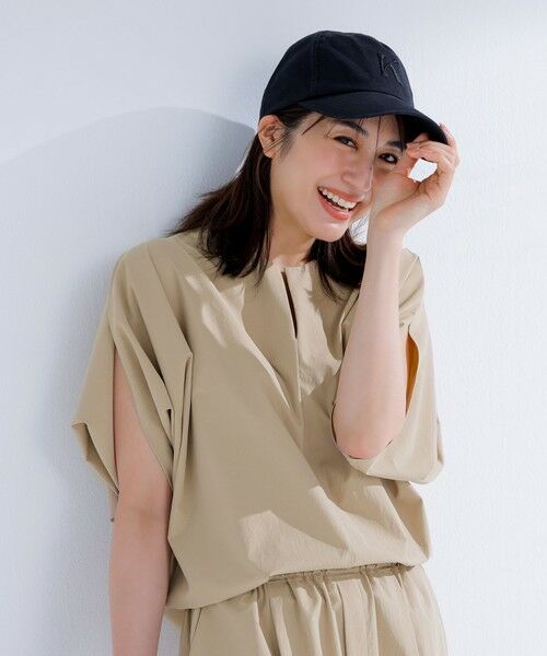 UNFILO / アンフィーロ キャップ | レターキャップ(ブラック(K))