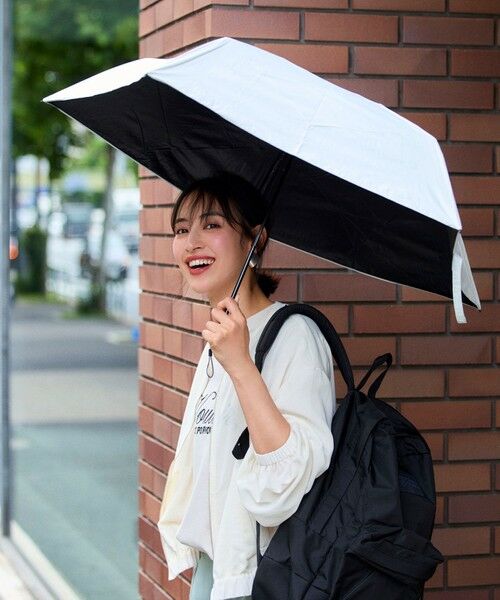 ☆アンテプリマ☆1級遮光日傘　モチーフ　ライトブルーグレー　新品 ☆新品☆アンテプリマ 晴雨兼用 日傘 1級遮光 サマーシールド