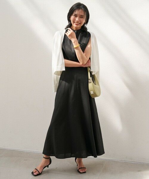 UNFILO / アンフィーロ シャツ・ブラウス | リネンレーヨン ノースリーブブラウス | 詳細13