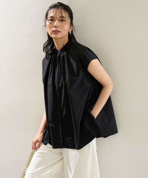 UNFILO / アンフィーロ シャツ・ブラウス | FINE MOVE ギャザーブラウス | 詳細14