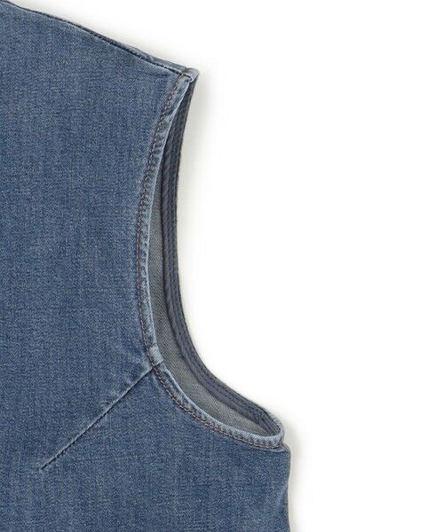 UNFILO / アンフィーロ シャツ・ブラウス | UNFILO DENIM LIGHT ノースリーブブラウス | 詳細7