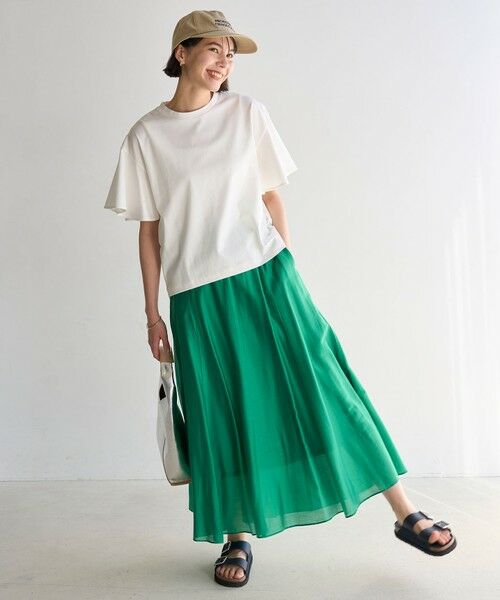 UNFILO / アンフィーロ カットソー | フレアスリーブ Tシャツ | 詳細1