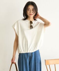 UNFILO / アンフィーロ カットソー | フレンチスリーブ ドロストTシャツ