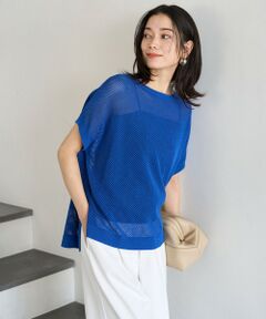 新品　UNFILO ブルー　長袖ニット UNFILO / アンフィーロ ニット・セーター（条件：ブルー系、2