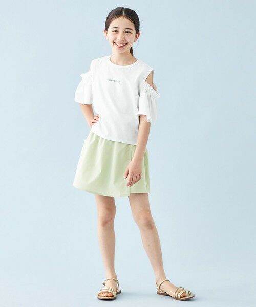 UNFILO / アンフィーロ ショート・ハーフ・半端丈パンツ | 【110-150cm】FINE MOVE ラップキュロット | 詳細1