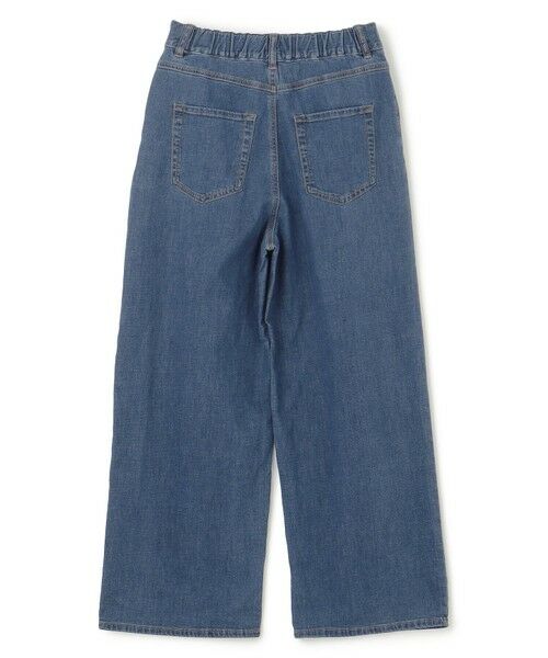 最終お値下げ❣️UNFILO DENIM LIGHT タックワイドパンツ UVカット/遮熱】UNFILO DENIM LIGHT タックワイドパンツ（デニム