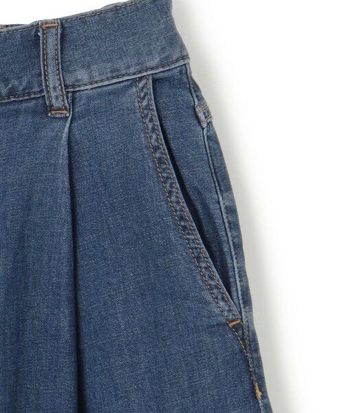 UVカット/遮熱】UNFILO DENIM LIGHT タックワイドパンツ