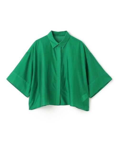 UNFILO / アンフィーロ シャツ・ブラウス | ライトシアー クロップドシャツ | 詳細4