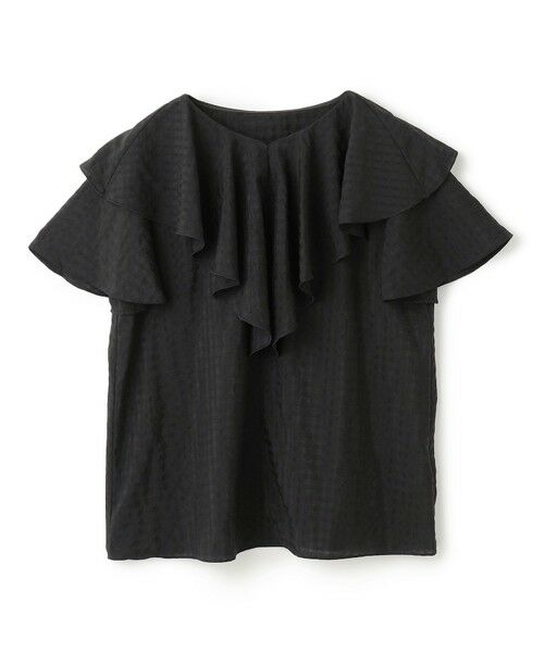 UNFILO / アンフィーロ シャツ・ブラウス | ライトシアー ラッフルブラウス | 詳細11
