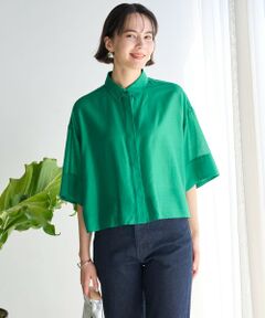 UNFILO / アンフィーロ シャツ・ブラウス | ライトシアー クロップドシャツ