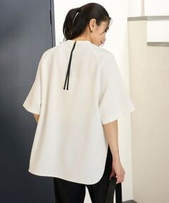 UNFILO / アンフィーロ カットソー | BEAUTY FORM JERSEY Light バックZIPトップス