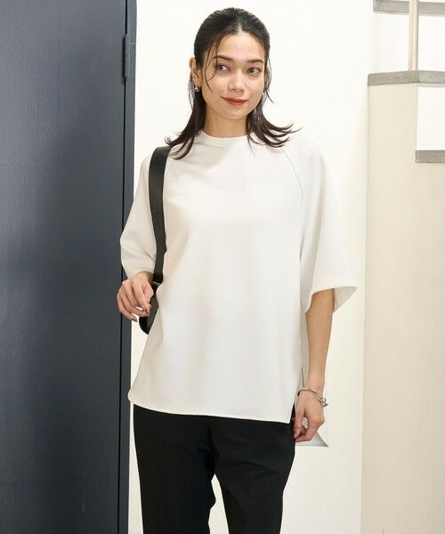 UNFILO / アンフィーロ カットソー | BEAUTY FORM JERSEY Light バックZIPトップス | 詳細2