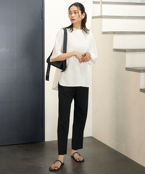 UNFILO / アンフィーロ カットソー | BEAUTY FORM JERSEY Light バックZIPトップス | 詳細3