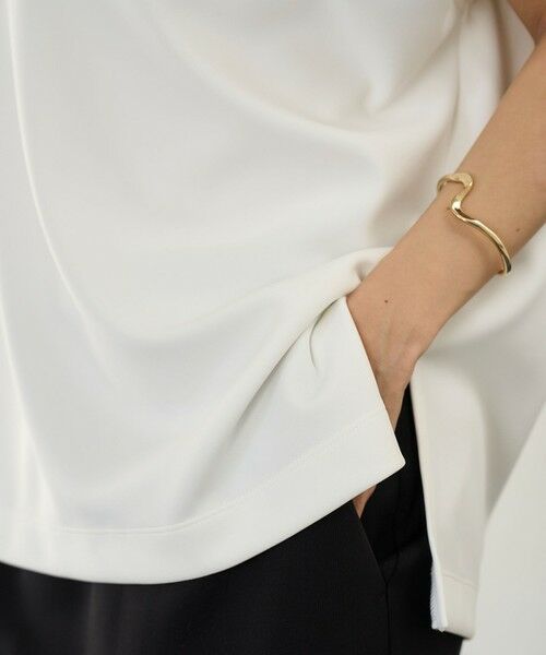 UNFILO / アンフィーロ カットソー | BEAUTY FORM JERSEY Light キーネックトップス | 詳細3