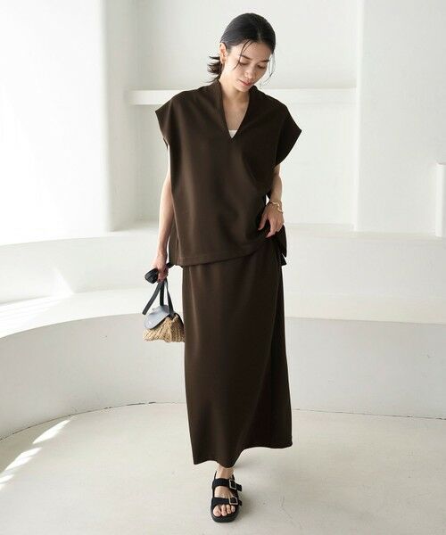 UNFILO / アンフィーロ カットソー | BEAUTY FORM JERSEY Light キーネックトップス | 詳細6