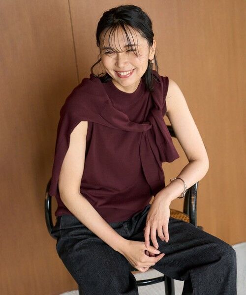 UNFILO / アンフィーロ ニット・セーター | UVモイスト 2WAYカーディガン | 詳細1