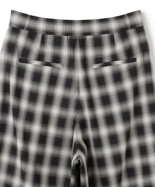 UNFILO / アンフィーロ その他パンツ | シアー オンブレーチェック ワイドパンツ | 詳細6