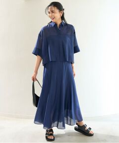 UNFILO / アンフィーロ ミニ・ひざ丈スカート | ライトシアー フレアスカート