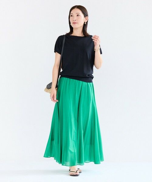 UNFILO / アンフィーロ ミニ・ひざ丈スカート | ライトシアー フレアスカート | 詳細4